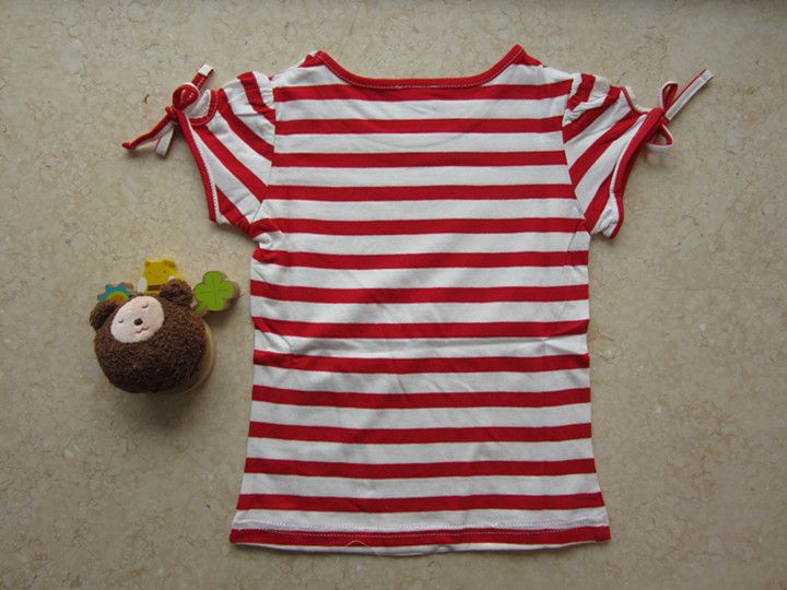 Children stock wholesale girl's spring clothing stocklots girl's long sleeves T-shirts cheap price