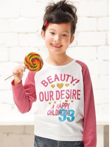 Children stock wholesale girl's spring clothing stocklots girl's long sleeves T-shirts cheap price