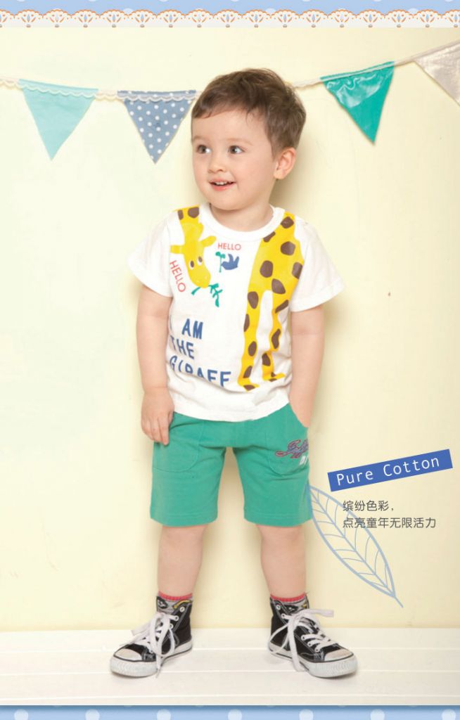 Children clothing suits stock wholesale baby boy brand new summer clothing sets stock high quality