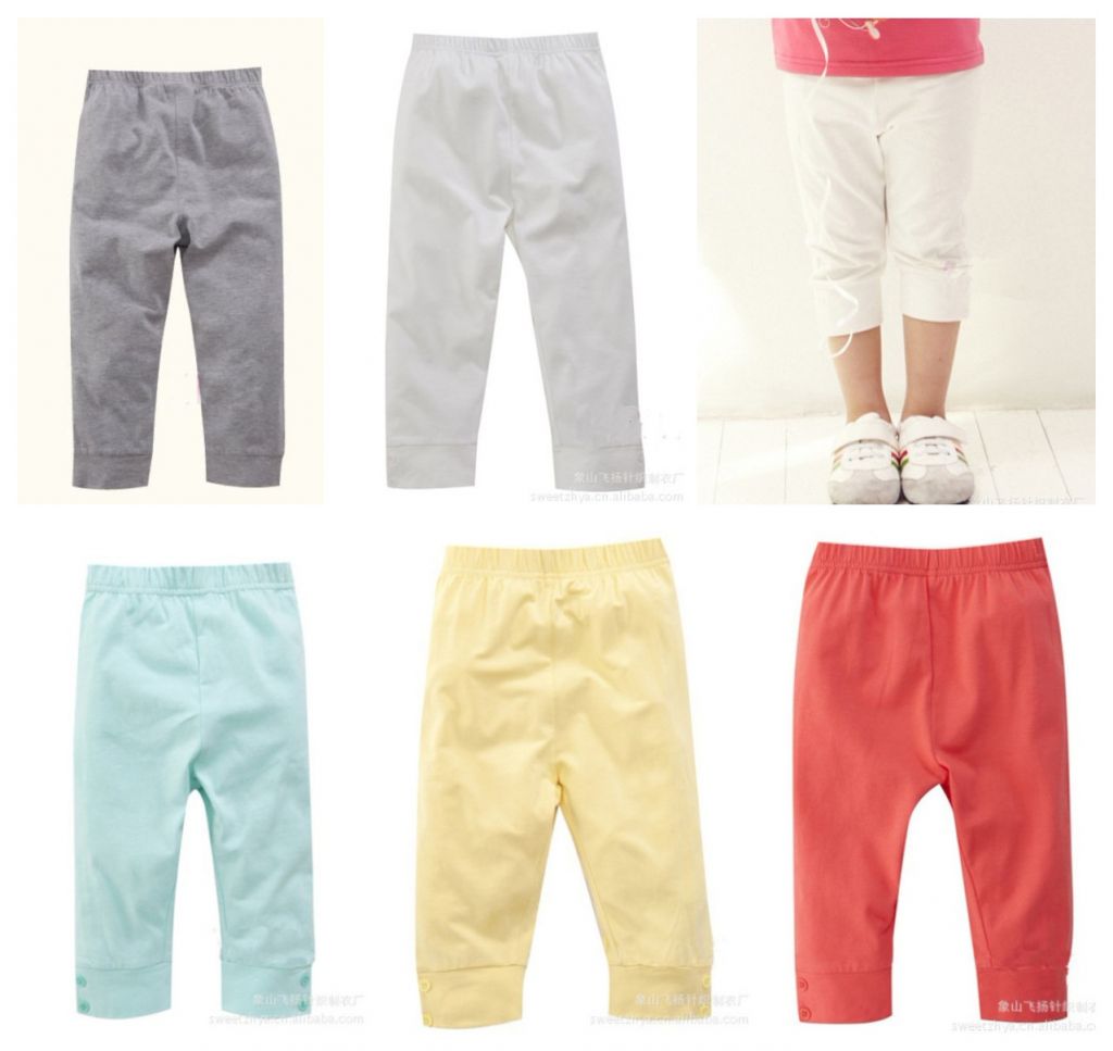 Baby girl cotton  trousers baby leggings