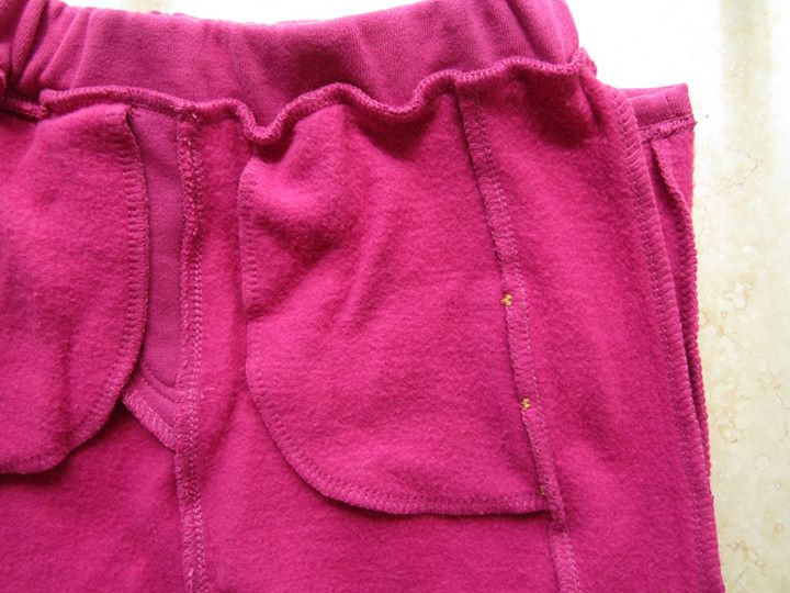 Girl's sportswear winter fleece trousers 