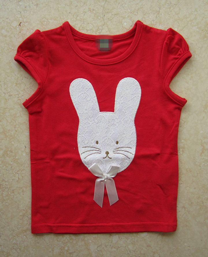 Girl cotton T-shirts kids tank top