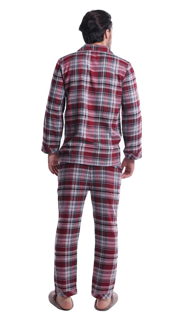Men's cotton pajamas boy's sleepwear nightwear