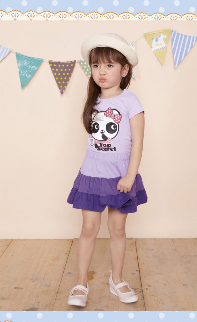 Girl cotton T-shirts kids cartoon clothing