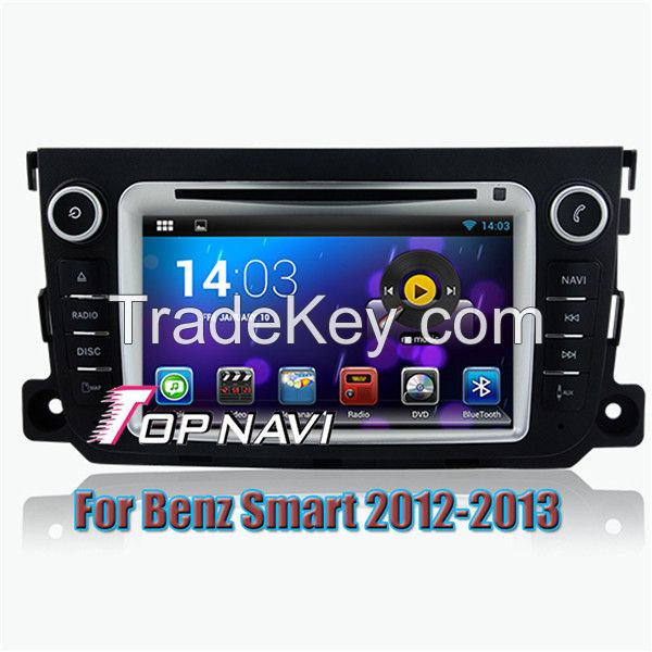 7Inch Android 4.4 Car DVD Player For Benz Smart 2012-2013 Car GPS Navi