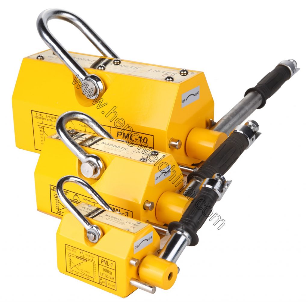 Permanent magnetic lifter from 100kg-8000kg with safety factor 3.5