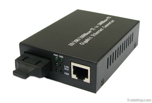 10/100M two fiber to rj45 fiber media converter