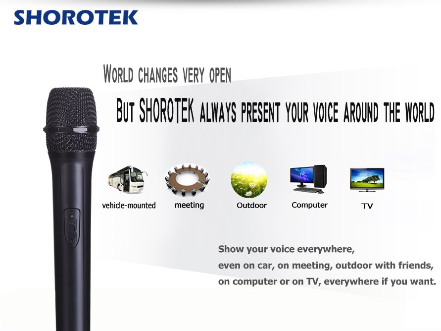 Own brand and own patent USB Receiver wireless microphone