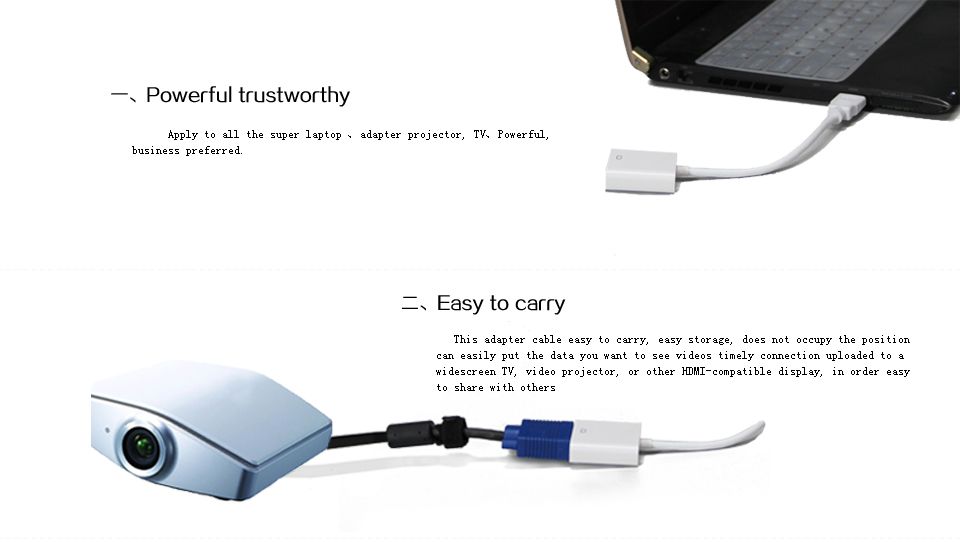 HDMI TO VGA ADAPTER CABLE