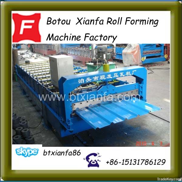 Automatic Cold Steel Roof Panel Roll Forming Machine XF25-205-1025