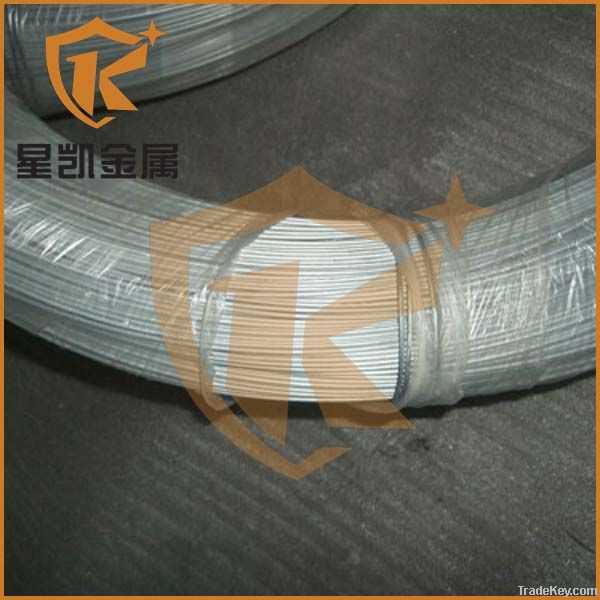 Electro and hot dipped galvanized iron wire for binding