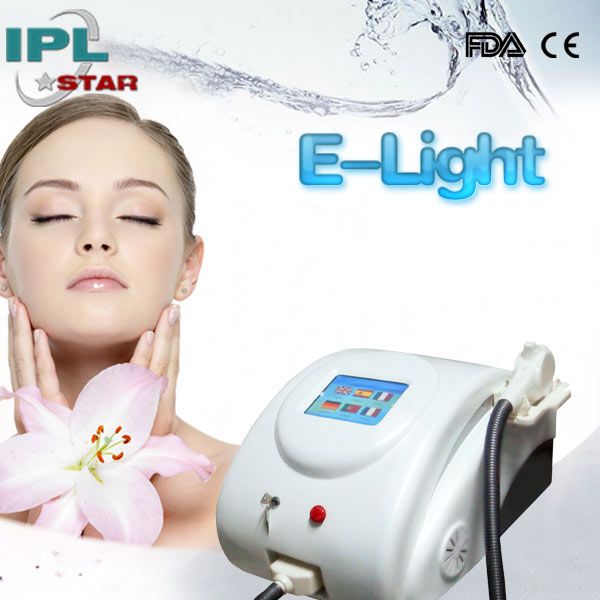 Portable E-Light(IPL+RF) hair removal & skin rejuvenation equipment. 