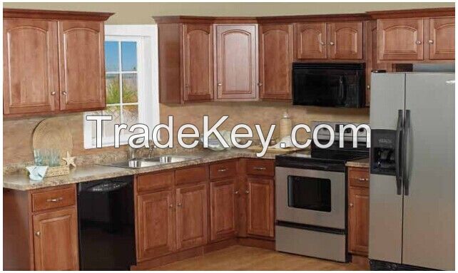 Solid Wood Kitchen Cabinet Door/Wooden Bath Cabinets /Furniture Factory Custom Service/Modular Kitchen Cabinets Manufacturer