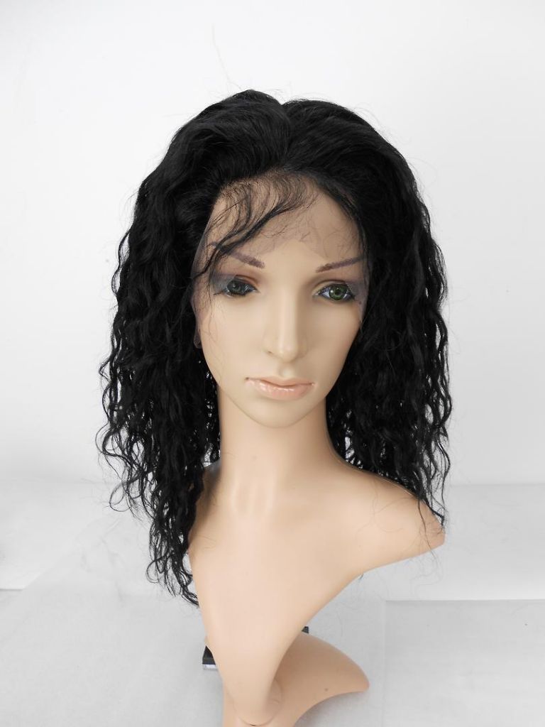 100% virgin human hair front lace wig/full lace wigs