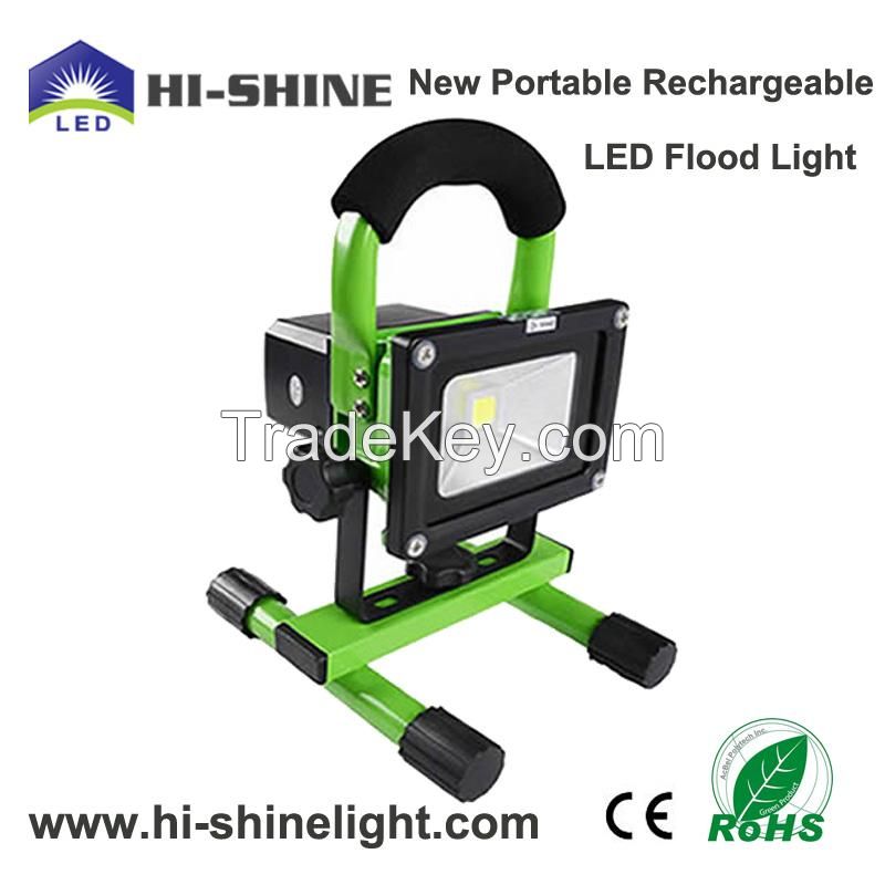 10W LED Flood light Rechargeable