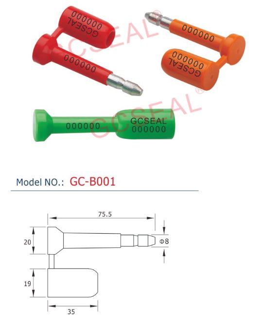 High Security Container Bolt Seal GC-B001