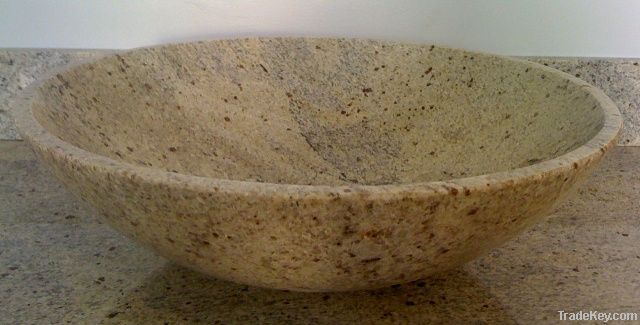 KASHMIR GOLD GRANITE BATHROOM SINKS