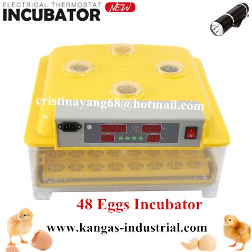Top Sale Cheapest Mini Chicken Egg Incubator CE Marked (KP-48)