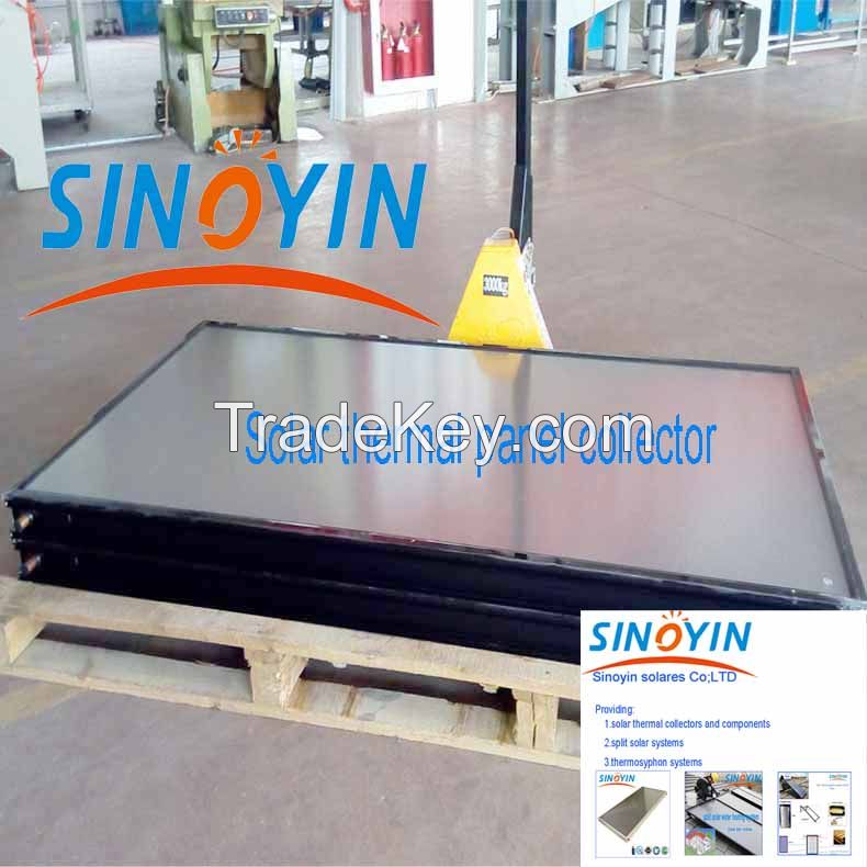 solar thermal collector of black frame