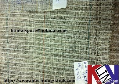 Cotton& Hair& Polyester Hair interlining for suits use KLINK-1010----b