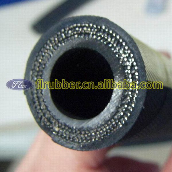 high pressure spiral steel wire reinforced oil resistant rubber hose