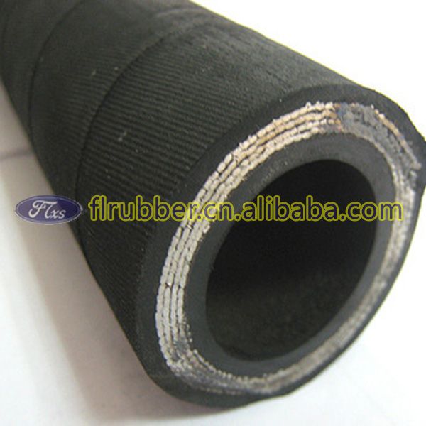high pressure spiral steel wire reinforced oil resistant rubber hose