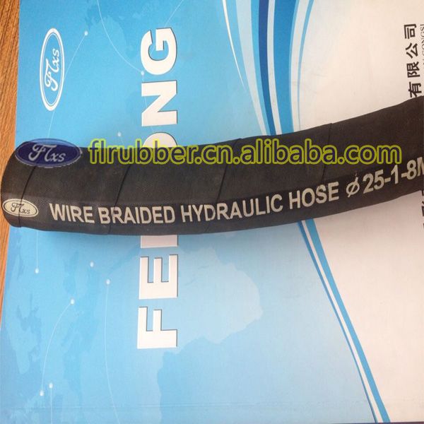 high pressure steel wire braided  rubber hose