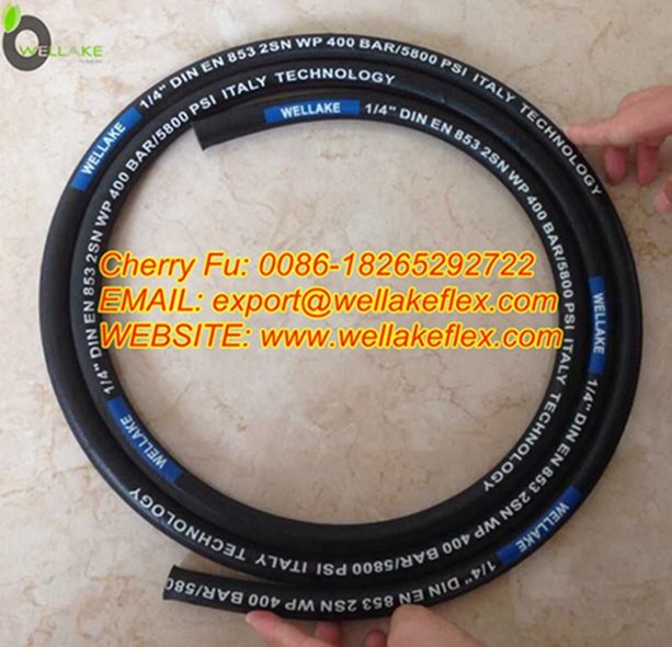 hydraulic hose rubber hose, 2Sn, 1/2&quot;