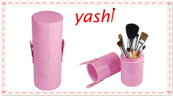 Yashi 7 pcs PU Case make up brush set 