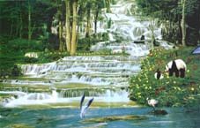 Motion waterfall picture