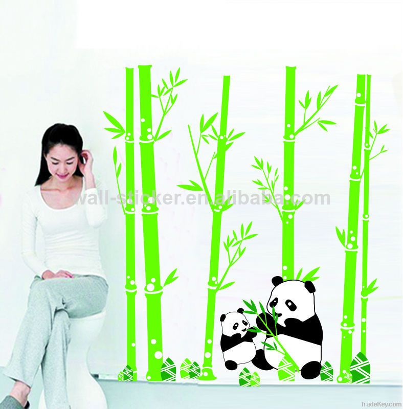 Hot Sale Vinyl Bamboo Wall Sticker For Home Decor