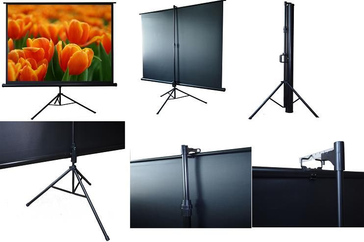 Factory Price Portable Tripod Projection Screen