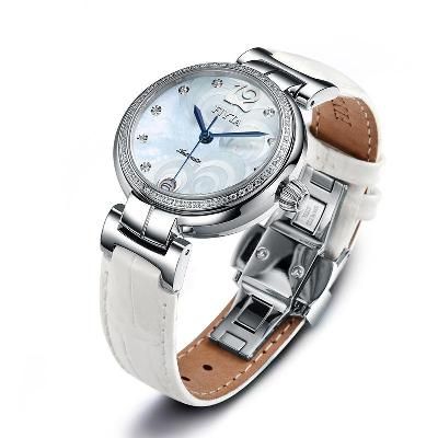 Fiyta 2013 new women's fashion watches-Luxury Brand high quality mechanical white female wristwatch