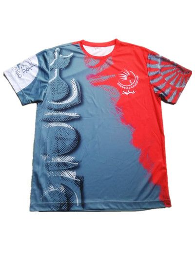 Sports Men's round neck normal sleeve sublimation print T-shirts