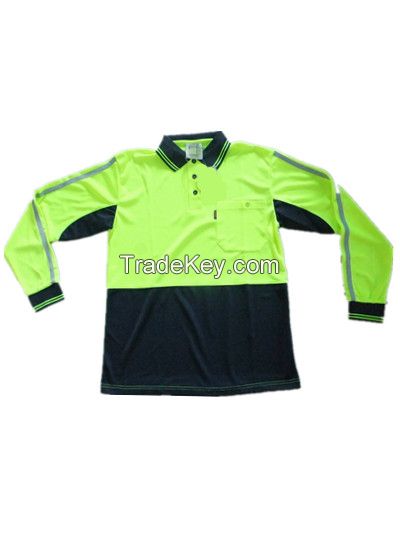 dri fit wholesale hivis long sleeve shirts in men's polo t-shirts