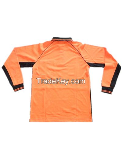 dri fit wholesale hivis long sleeve shirts in men's polo t-shirts orange