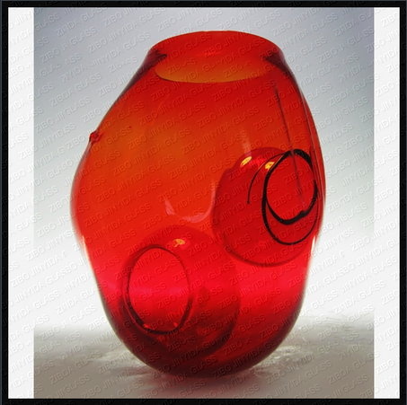 Decorative Modern Art Glass Vases Set
