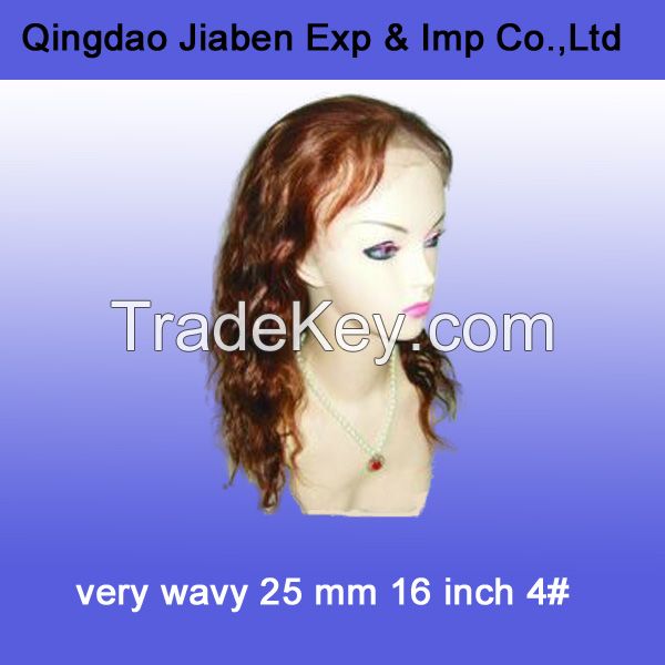 Human hair full lace wig, wholesale high quality full lace virgin brazilian human hair wigs