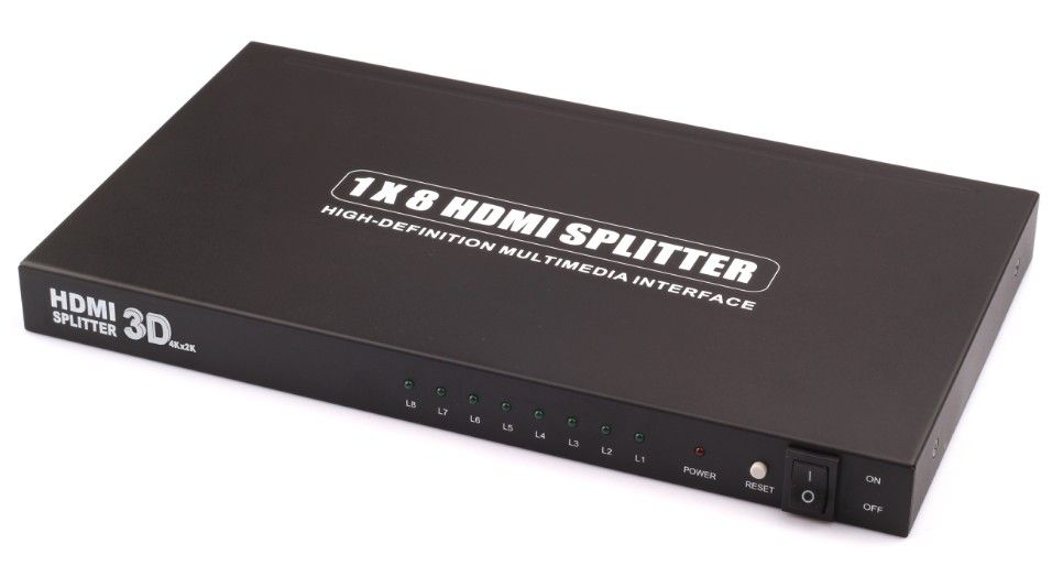 1*8 HDMI Splitter Support 4K*2K  with 3D