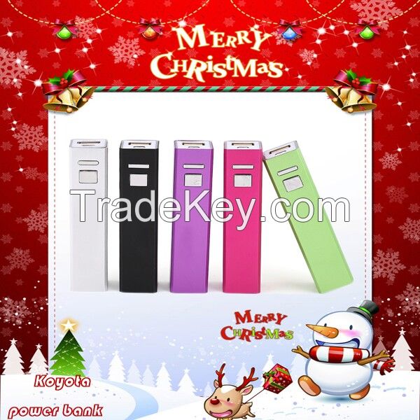 Perfume 18650 best quality power bank 2600mah portable charger factory directly MP105