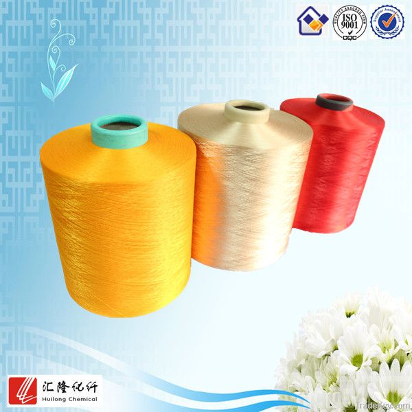 100% polyester yarn dope dyed dty