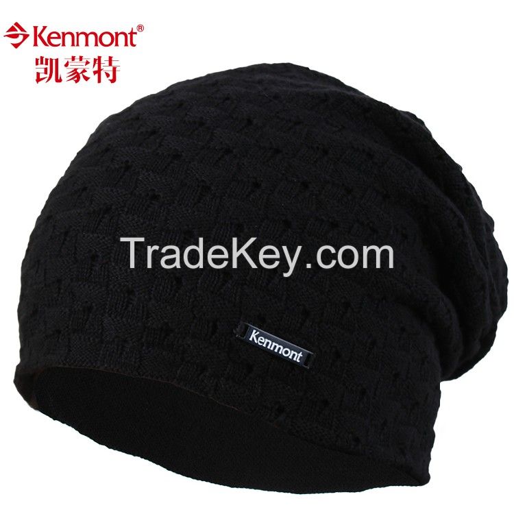 Men's Winter Slouchy Cuff Beanie Hat Warm Knit Skull Ski Cap