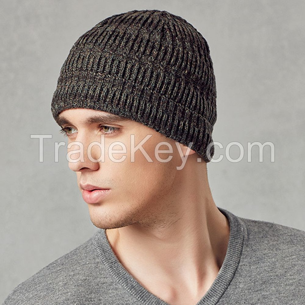 Wholesale winter knitted Beanies Men's Snowboard Caps