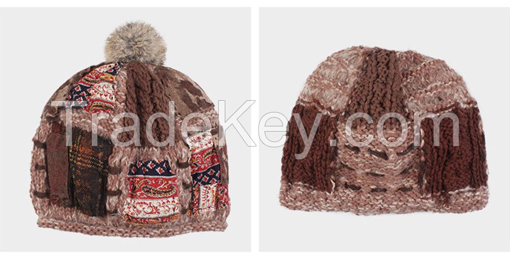 Fashion Womens Knit Crochet Winter Warm Baggy Beanies