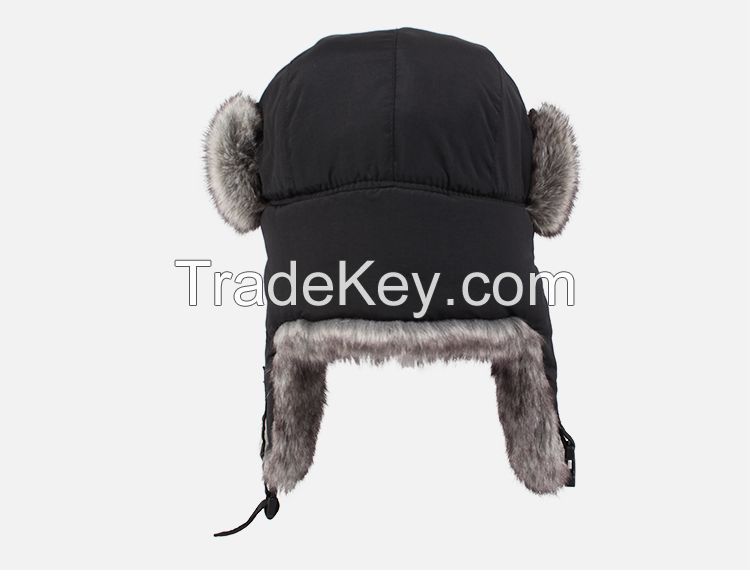 2015 Men Winter Warm Faux Fur Russian Hat Waterproof Avaitor Caps