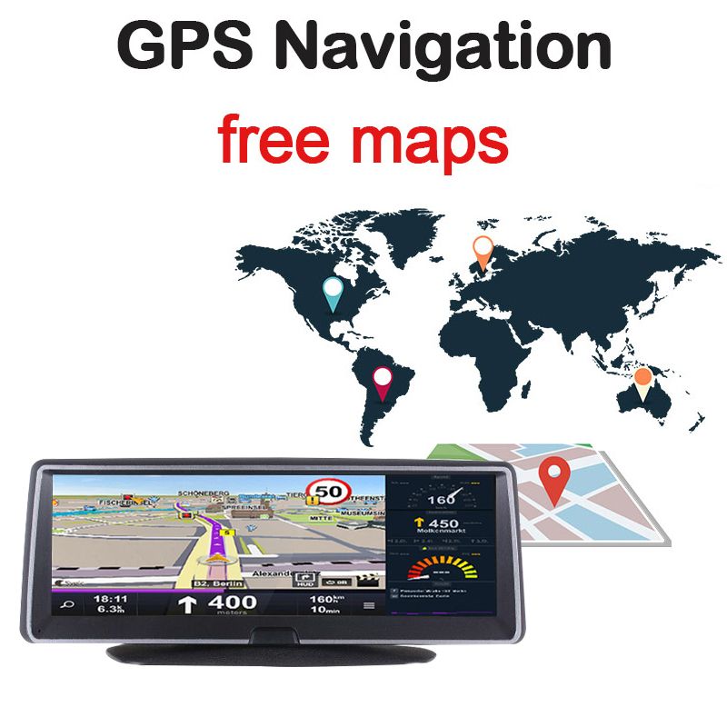 8inch Android 4G car GPS navigation+DVR+Rear View Camera