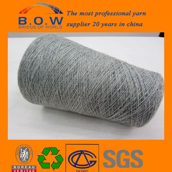 2014 new arrive recycle acrylic yarn for socks making/