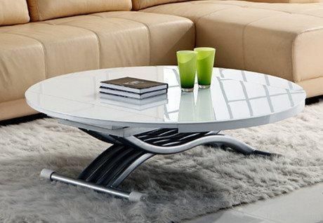 functional extensible glass dining table