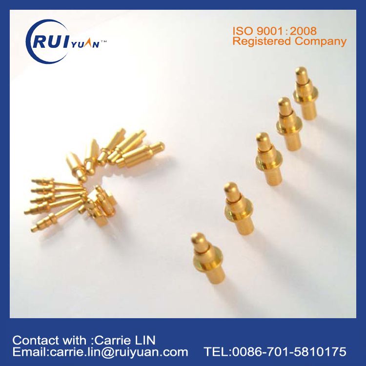 Spring Loaded Gold Plated Brass Pogo Pin