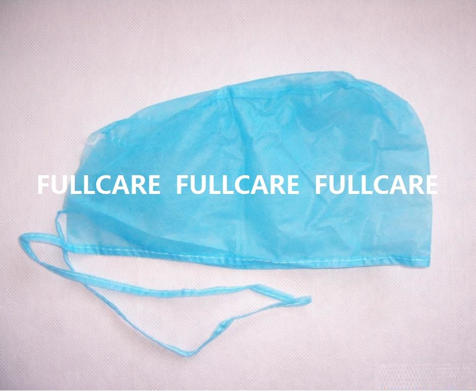 disposable non-woven doctor cap with tie